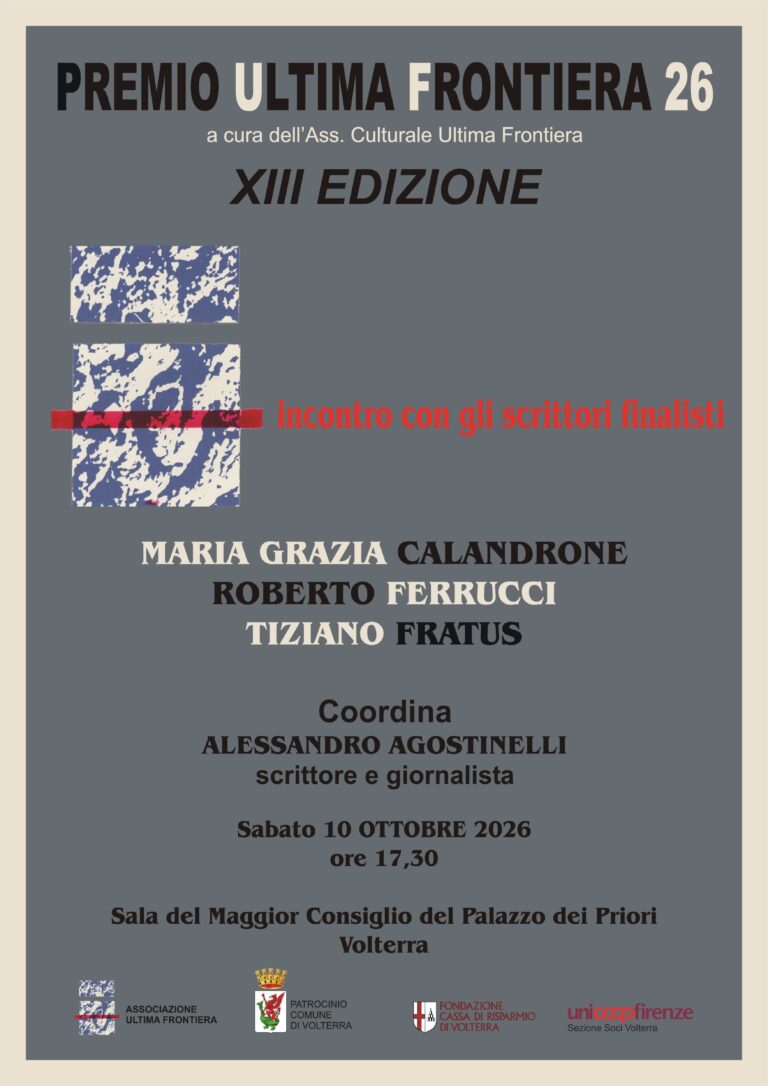 Incontro con i finalisti 2026